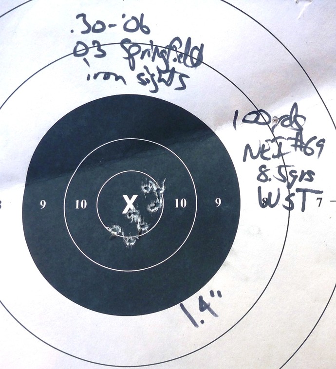 03 Springfield Iron Sights NEI#69 Pl.Base 8.5 WST