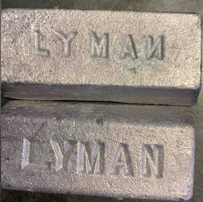 Lyman Ingots