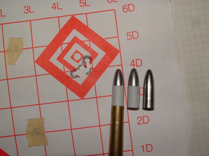 40-65 100yds group of 5 shots